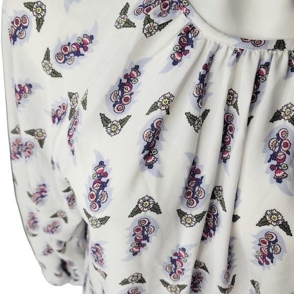 Loft Floral Blouse Small - Picture 4 of 5